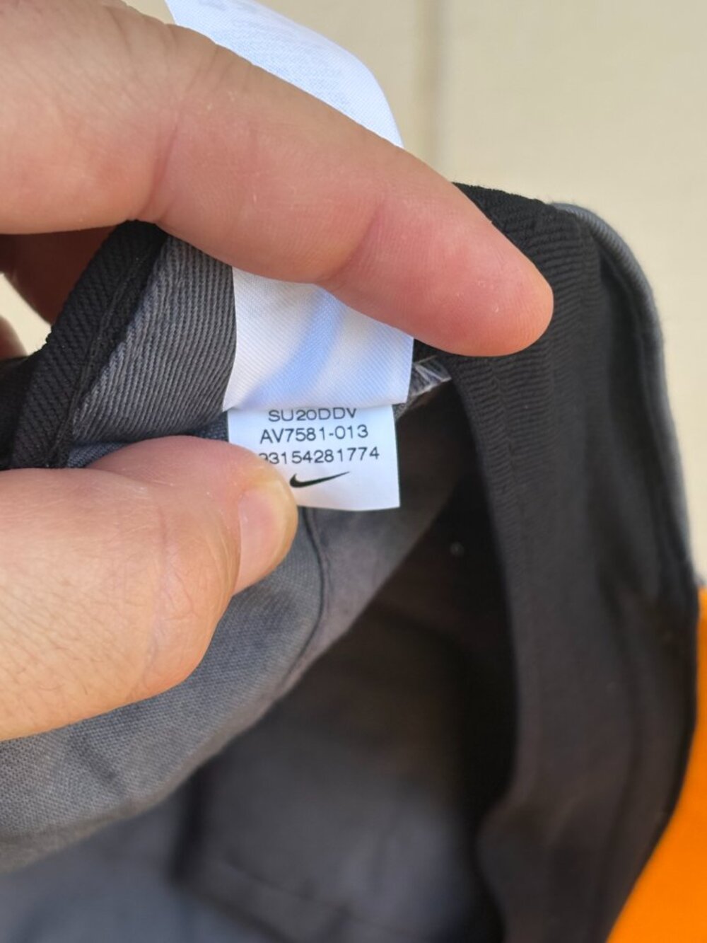 Nike Heritage 86 Tennessee Volunteers Dad Hat Unisex Gray Orange Adjustable - Picture 8 of 8